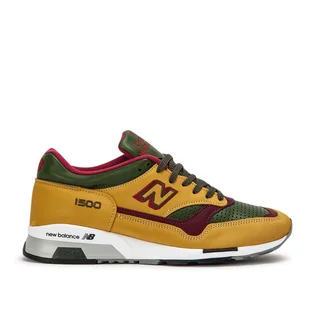 New Balance M 1500 TGB 'Made in England' (Ocker / Dunkelrot / Grün)