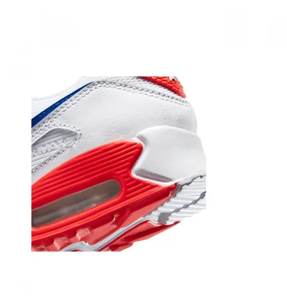 Nike WMNS Air Max 90 (Weiß / Blau / Orange)