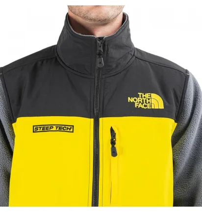 The North Face Steep Tech Fleece Jacket (Grau / Gelb)