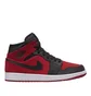 Air Jordan 1 MID (Rot / Schwarz / Weiß)