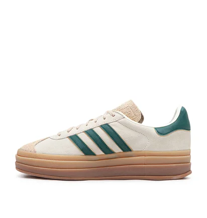 adidas WMNS Gazelle Bold (Beige / Grün / Gum)