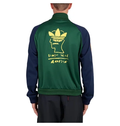 adidas x Brain Dead Track Top (Grün / Blau)