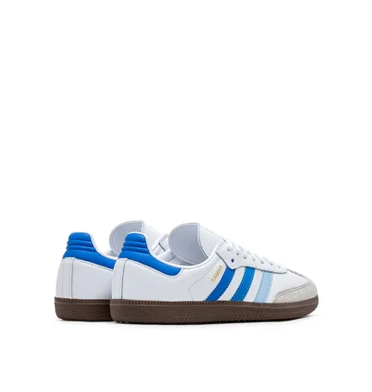 adidas JUNIOR Samba OG (Weiss / Blau)