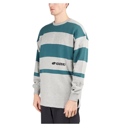 Karhu Uni Stripe Sweatshirt (Grau / Grün)