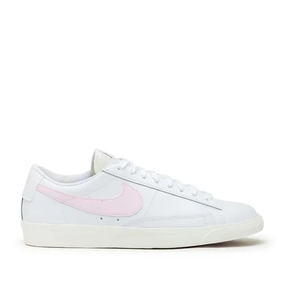 Nike Blazer Low Leather (Weiß / Rosa)