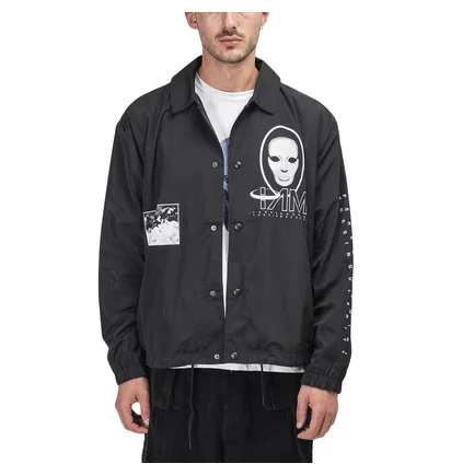 P.A.M. Waveform Mask Coach Jacket (Schwarz)