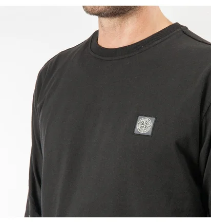 Stone Island Fissato Dye Treatment LS (Schwarz)