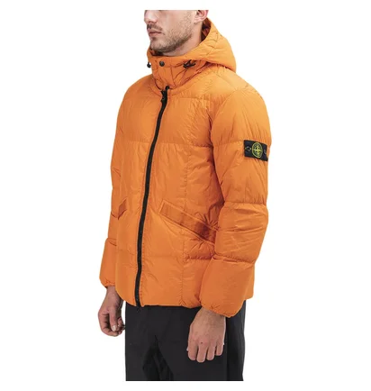Stone Island Real Down Jacket (Orange)