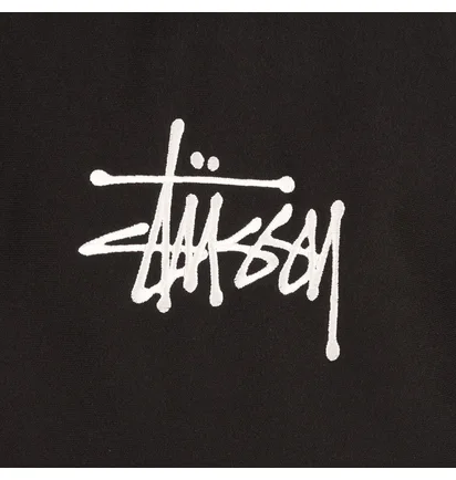 Stüssy Basic Applique Hoodie (Schwarz)