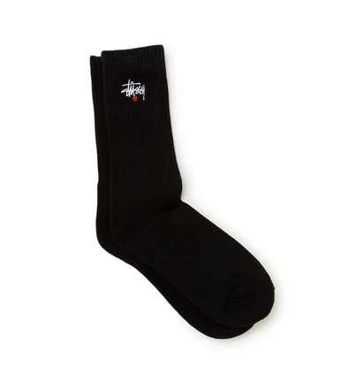 Stüssy Basic Logo Crew Socks (Schwarz)