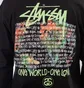 Stüssy One World L/S (Schwarz)