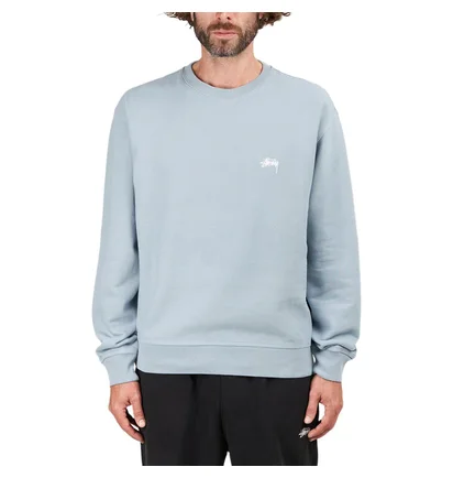 Stüssy Stock Logo Crew (Grau)