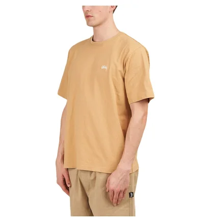 Stüssy Stock Logo SS Crew Shirt (Braun)