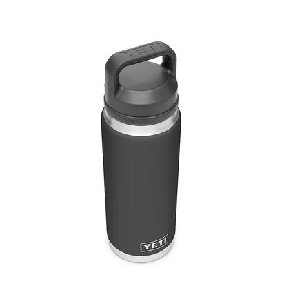 Yeti Rambler 26oz (769ml) Flasche mit Chug Cap (Schwarz)