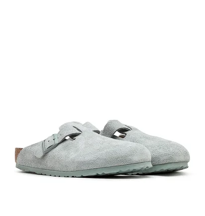 Birkenstock Boston Suede Leather Regular (Türkis)