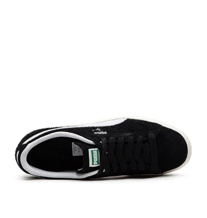 Puma Clyde Hairy Suede (Schwarz / Weiß)