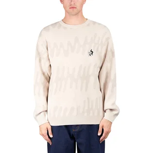 by Parra Static Stalker Knitted Pullover (Beige)