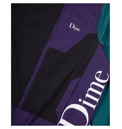 Dime Rage Jacket (Schwarz / Lila / Petrol)