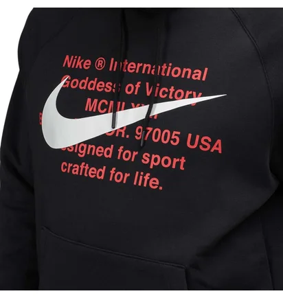 Nike Swoosh Hoodie (Schwarz)