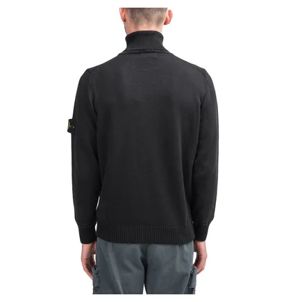 Stone Island Knitted Turtleneck (Schwarz)