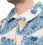 Stüssy Big Paisley Full Zip Sherpa Jacket (Beige / Blau)