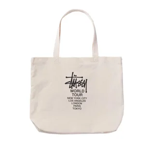 Stüssy Canvas Tour Tote Bag (Natural)