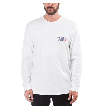 Stüssy One World L/S (Weiß)