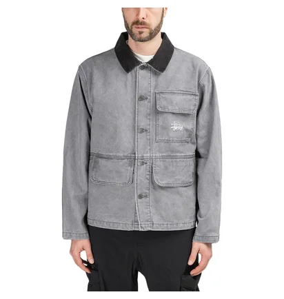 Stüssy Washed Chore Jacket (Grau)