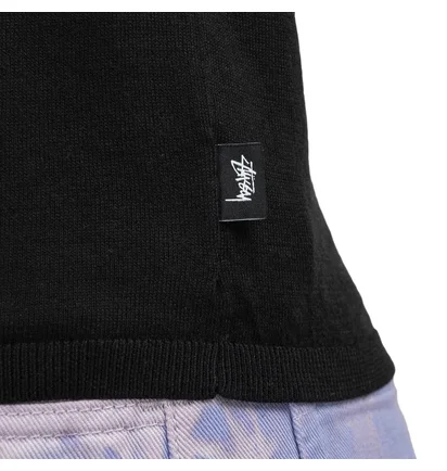 Stüssy WMNS Crown Polo Sweater (Schwarz)