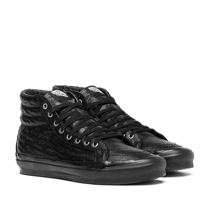Vans Vault x Jim Goldberg UA OG SK8-Hi LX (Schwarz)