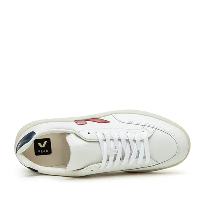 VEJA Pack Man V-12 Leather Extra (Weiß / Rot)