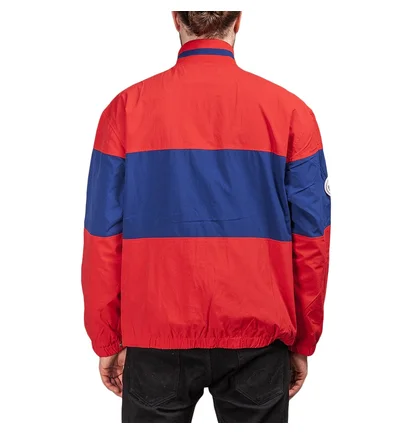 Aimé Leon Dore Nylon Quarter Zip Pullover (Rot / Blau)