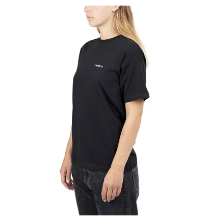 Carhartt WIP W' S/S Script Embroidery T-S (Schwarz)