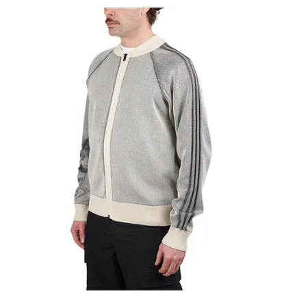 Y-3 GFX Knit Cardigan (Beige)