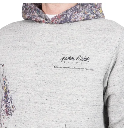 Medicom Adam Et Rope x Jackson Pollock Studio Splash Hoodie (Dunkelgrau)