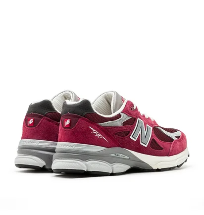 New Balance M990TF3 Made in USA 'Scarlet' (Rot / Grau)