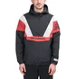 New Balance MT93539 BK Athletics Stadium Insulated Anorak (Schwarz / Weiss / Rot)