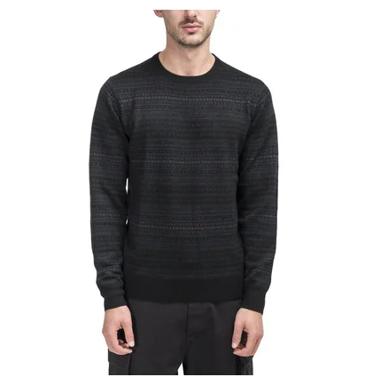 Norse Projects Fairisle Cashwool (Schwarz)