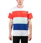 Aimé Leon Dore Striped Ribbed Collar Tee (Weiß)