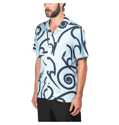 Stüssy Tribal Pattern Shirt (Blau)