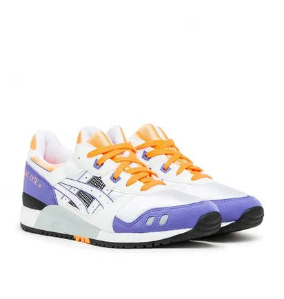 Asics Sportstyle GEL-LYTE III OG (Weiß / Lila / Orange)