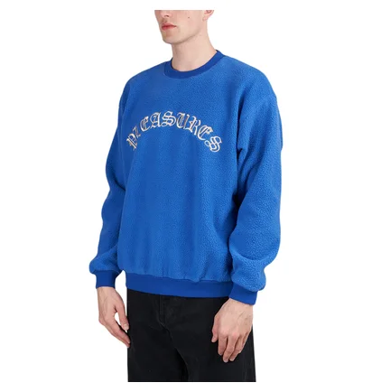 Pleasures Mars Sherpa Crewneck (Blau)