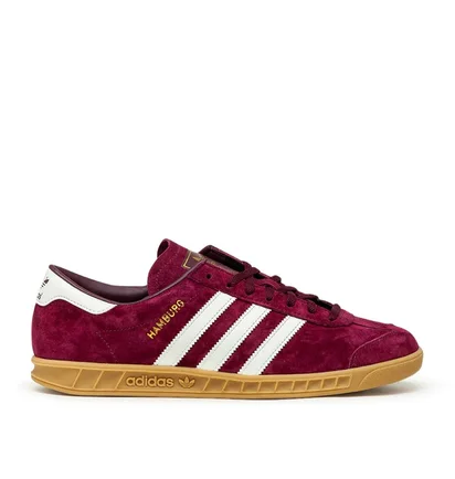 adidas Hamburg (Weinrot / Weiß / Gum)