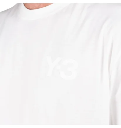 adidas Y-3 Classic Chest Logo T-Shirt (Weiß)