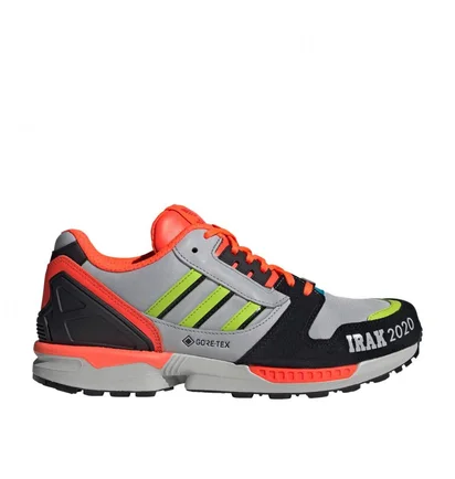 adidas Irak ZX 8000 GTX (Grau / Schwarz / Orange)