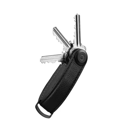 Orbitkey Key Organiser Pebbled-Leather (Schwarz)