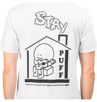 Lodown x Edwin Stay Lodown Tee (Weiß)