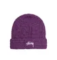 Stüssy Knit Patchwork Beanie (Lila)