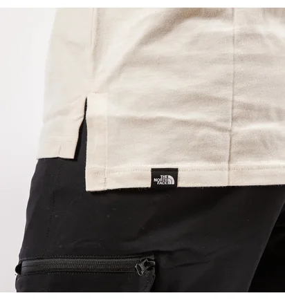The North Face M SS Fine 2 Tee (Weiß / Grau)
