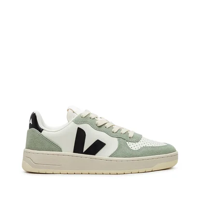 Veja WMNS V-10 Prime Leather (Beige / Grün / Schwarz)